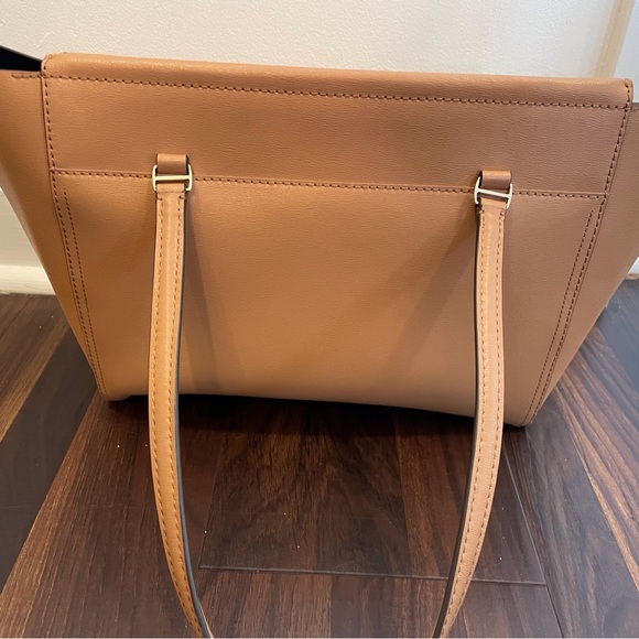Tory Burch Light Brown Leather Parker Tote **Like New** - Picture 5 of 5